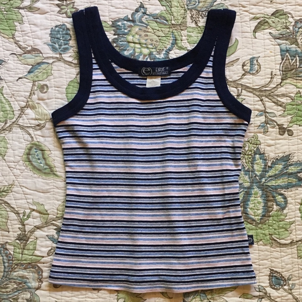 Vintage 90s striped tank top